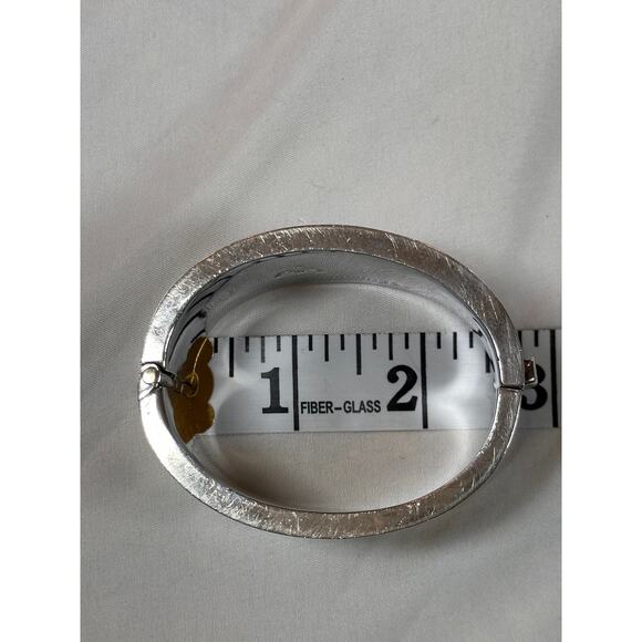 Vintage Mexico Brenda Schoenfeld Design Sterling Silver Wide Cuff - Picture 10 of 12